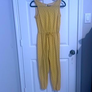 Yellow Mudd Short Sleeve Jumpsuit